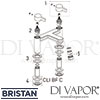 Bristan Clio Bath Filler Tap Spares